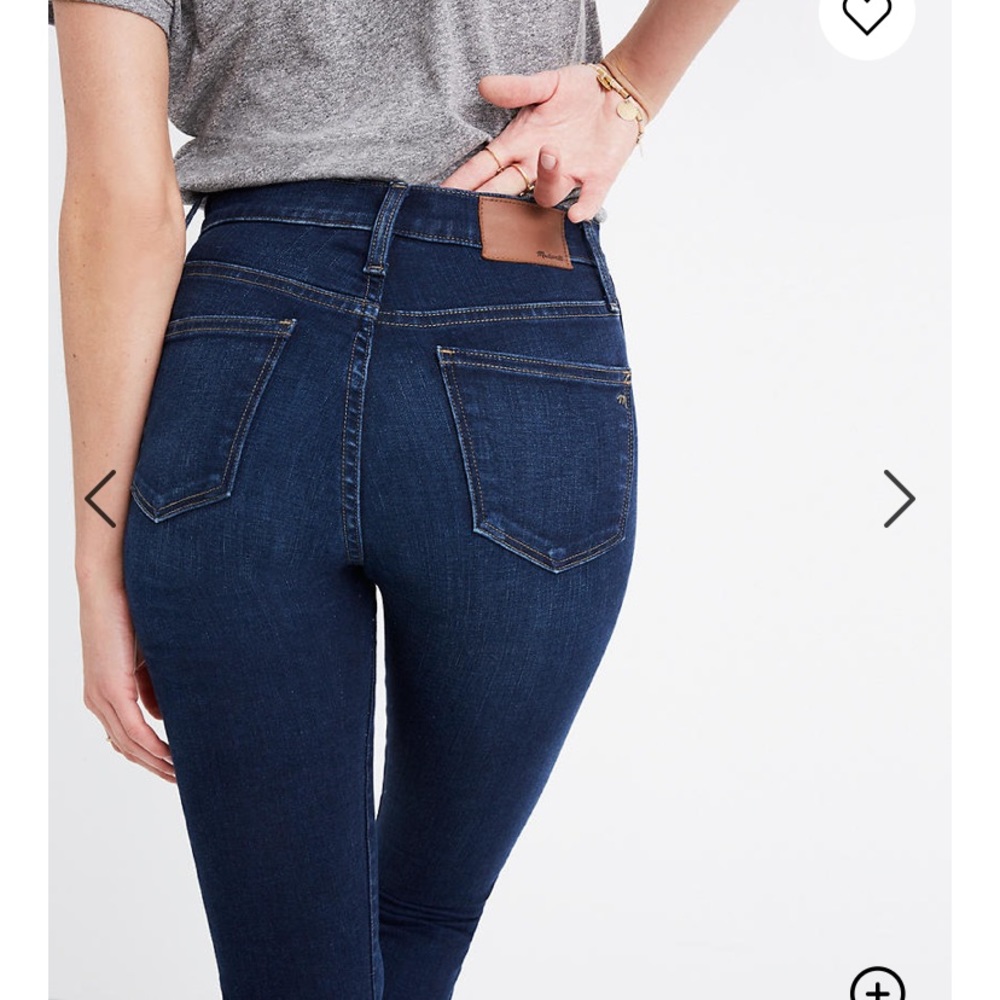 10” High Rise Skinny Jeans in Hayes Wash